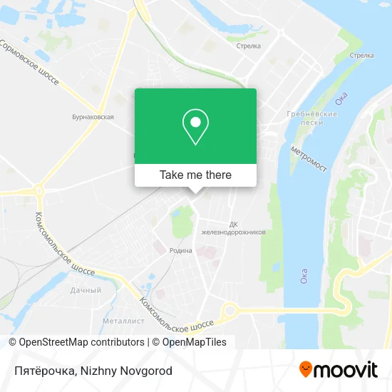 Пятёрочка map