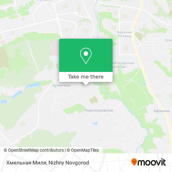 Хмельная Миля map