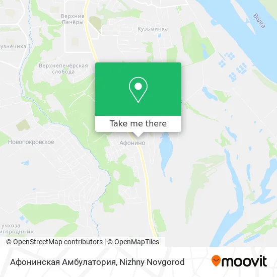 Афонинская Амбулатория map