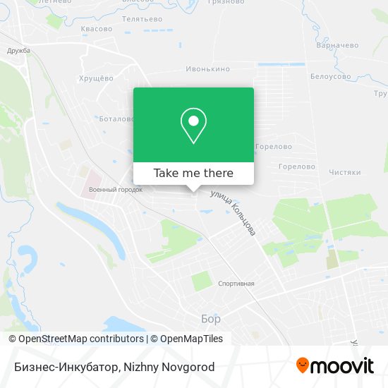 Бизнес-Инкубатор map