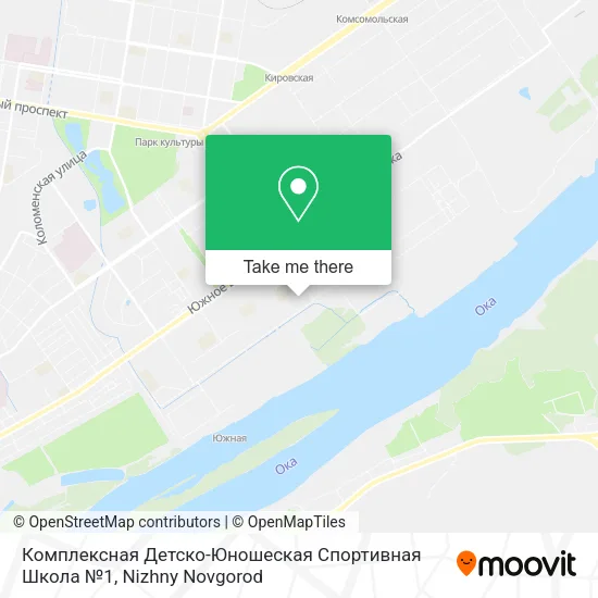 Комплексная Детско-Юношеская Спортивная Школа №1 map