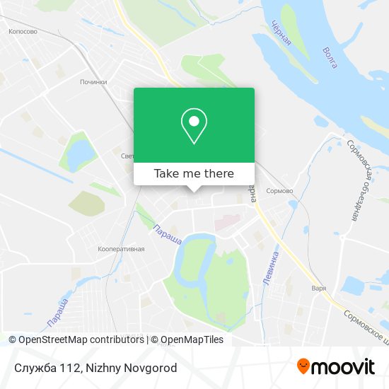 Служба 112 map