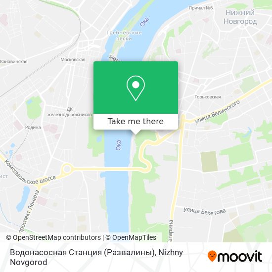 Водонасосная Станция (Развалины) map