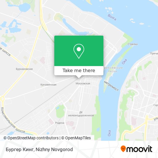 Бургер Кинг map