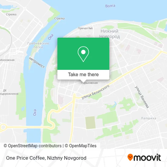 One Price Coffee map