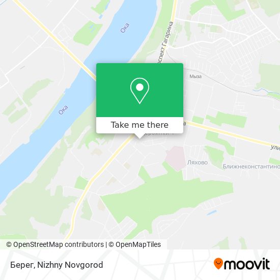Берег map