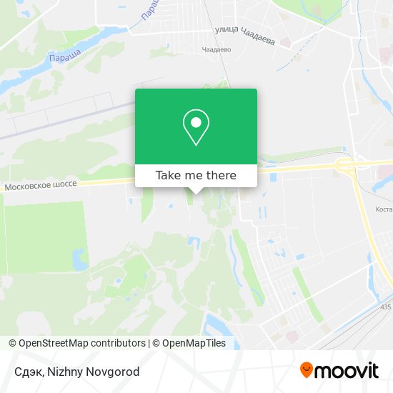 Сдэк map