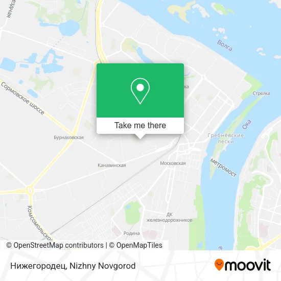 Нижегородец map