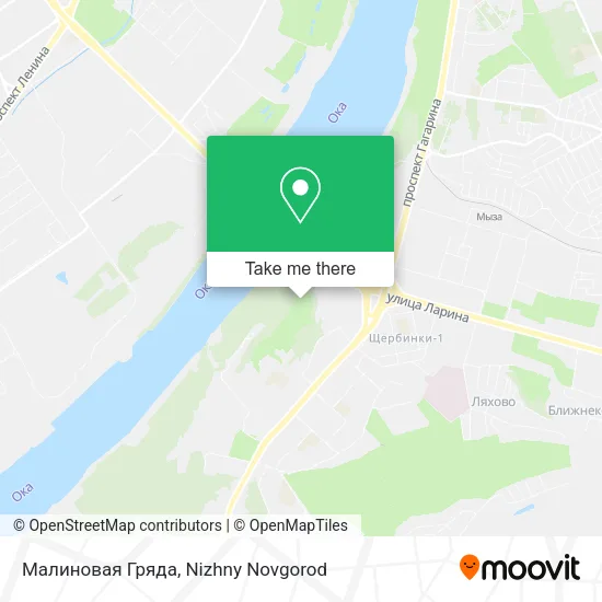 Малиновая Гряда map