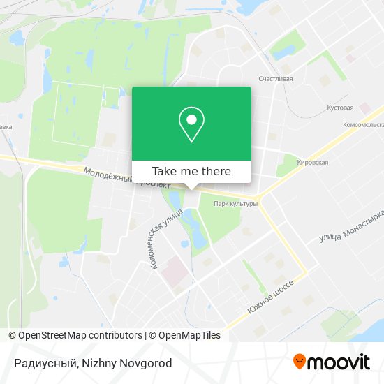Радиусный map