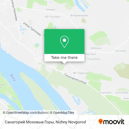 Санаторий Моховые Горы map