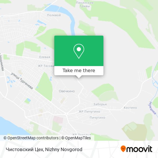 Чистовский Цех map