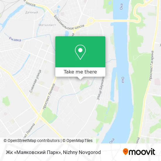 Жк «Маяковский Парк» map