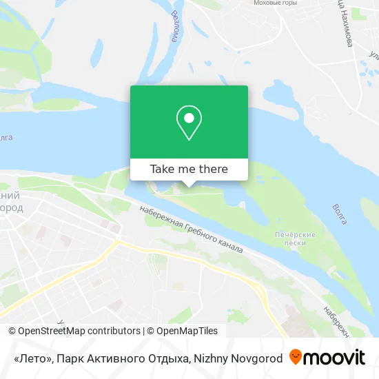 «Лето», Парк Активного Отдыха map