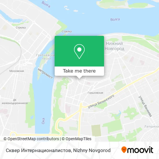 Сквер Интернационалистов map
