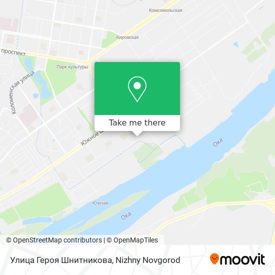 Улица Героя Шнитникова map
