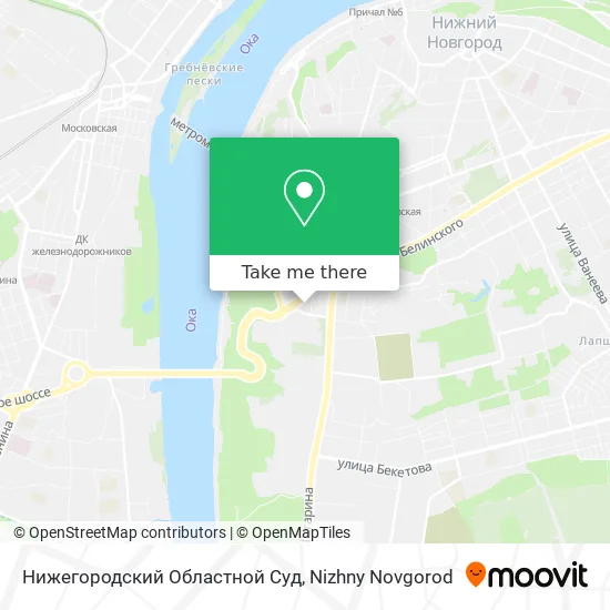 Нижегородский Областной Суд map