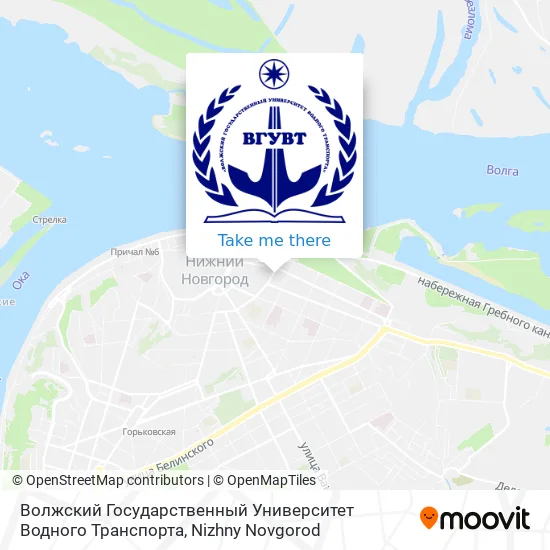 Волжский Государственный Университет Водного Транспорта map