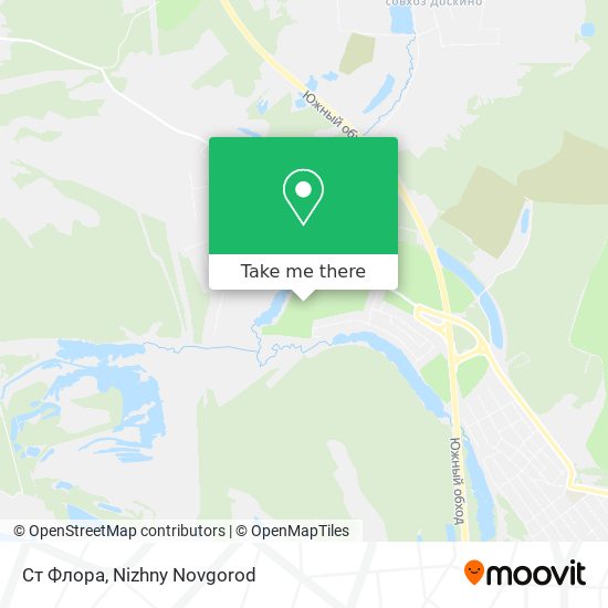 Ст Флора map