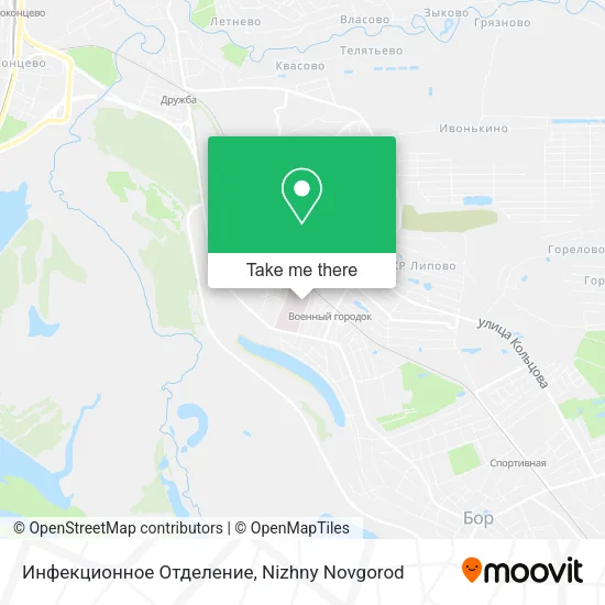 Инфекционное Отделение map