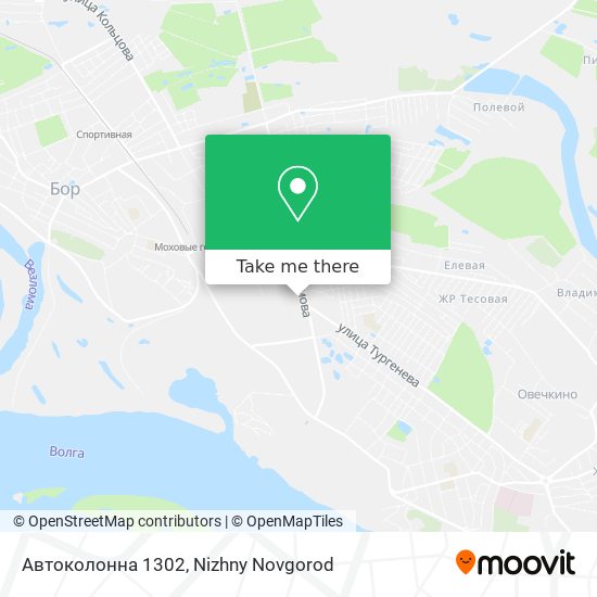 Автоколонна 1302 map