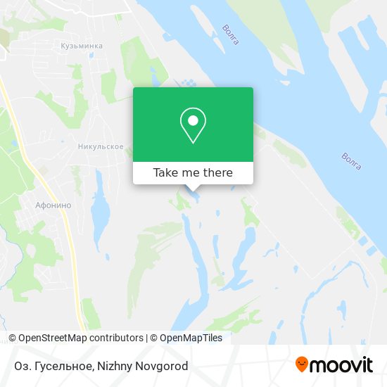 Оз. Гусельное map