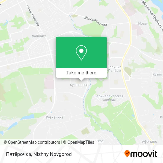 Пятёрочка map