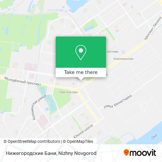 Нижегородские Бани map