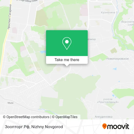 Зоопторг.Рф map