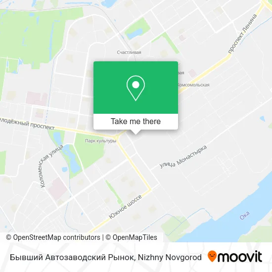 Бывший Автозаводский Рынок map