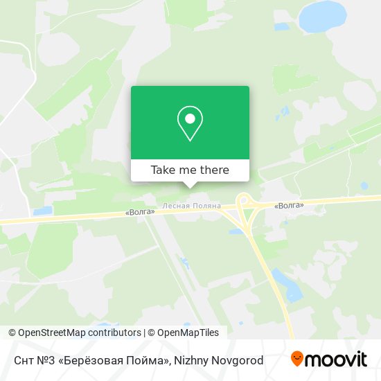 Снт №3 «Берёзовая Пойма» map