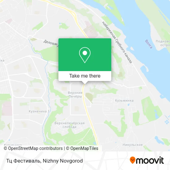 Тц Фестиваль map