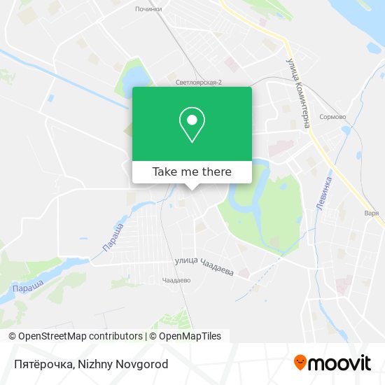 Пятёрочка map