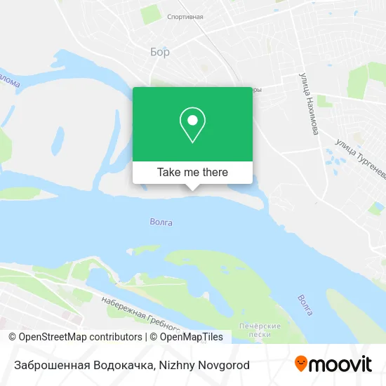 Заброшенная Водокачка map
