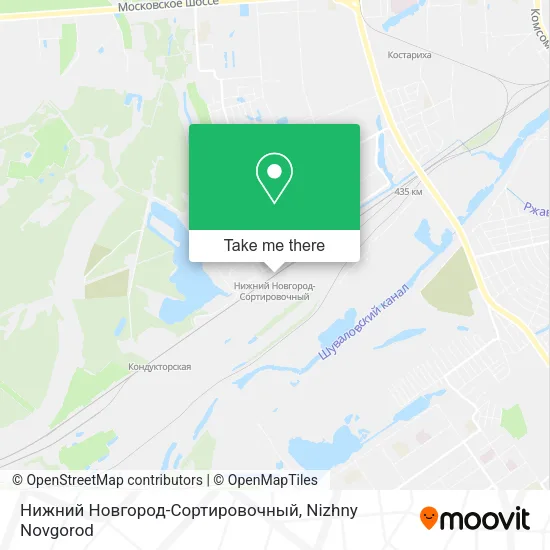 Нижний Новгород-Сортировочный map