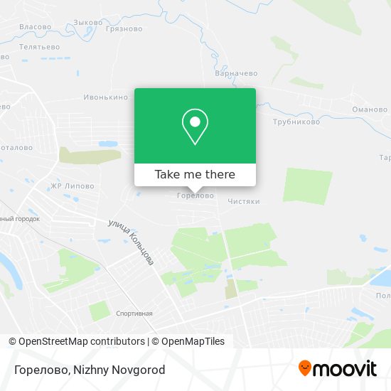Горелово map