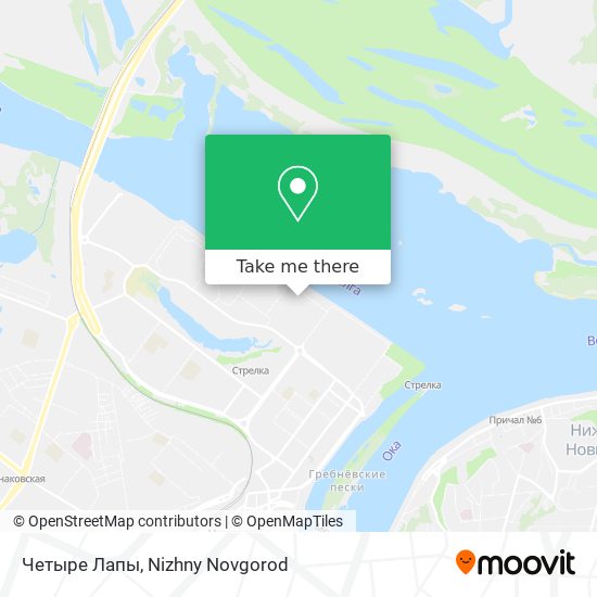 Четыре Лапы map