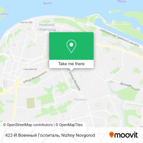 422-Й Военный Госпиталь map