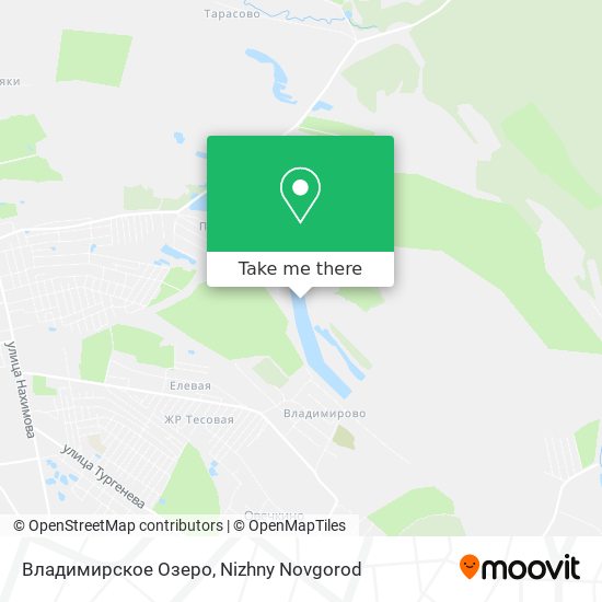Владимирское Озеро map