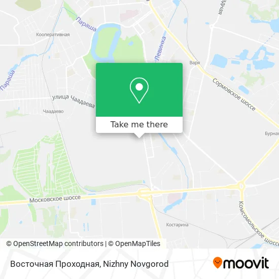 Восточная Проходная map