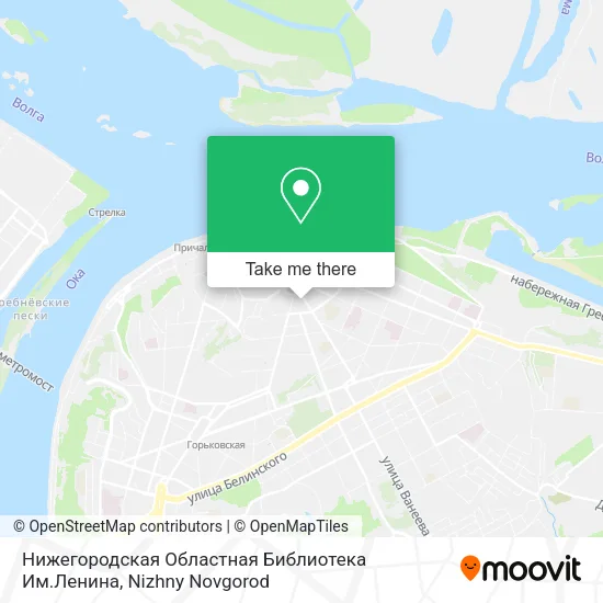 Нижегородская Областная Библиотека Им.Ленина map