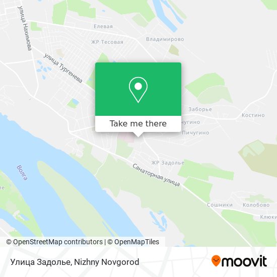 Улица Задолье map