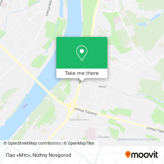 Пао «Мтс» map