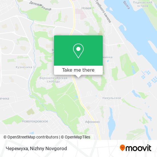 Черемуха map