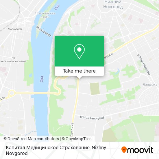 Капитал Медицинское Страхование map