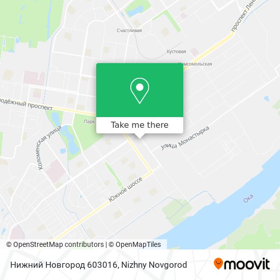 Нижний Новгород 603016 map