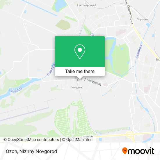 Ozon map