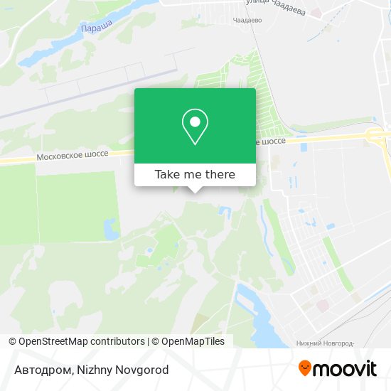 Автодром map