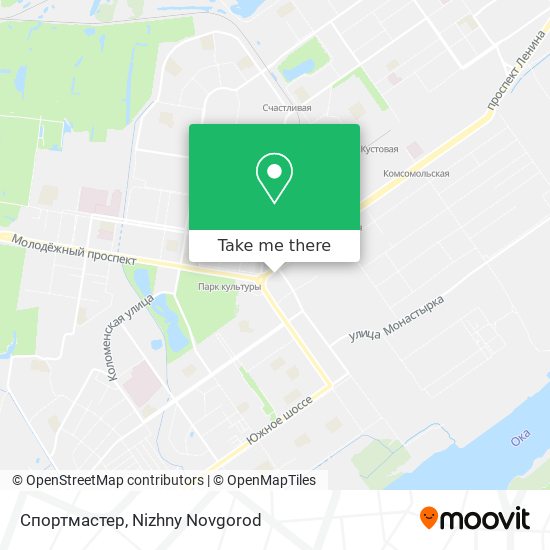 Спортмастер map