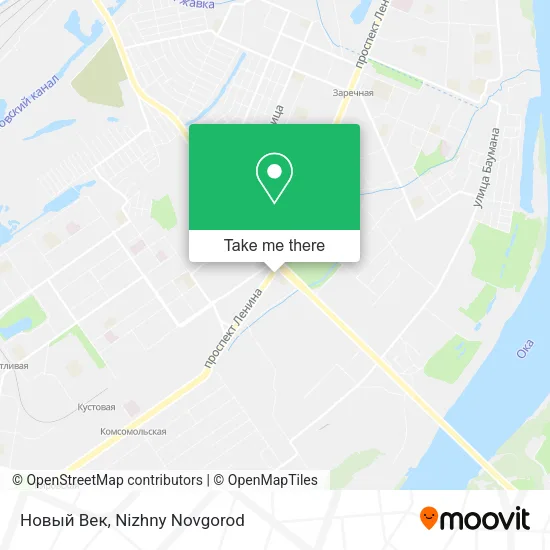 Новый Век map